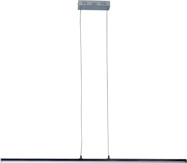 Näve LED-Pendelleuchte Beam in Chrom und Opal, Stahl-Blank, B: 111 cm, T: 100 cm, H: 2 cm - Bild 1