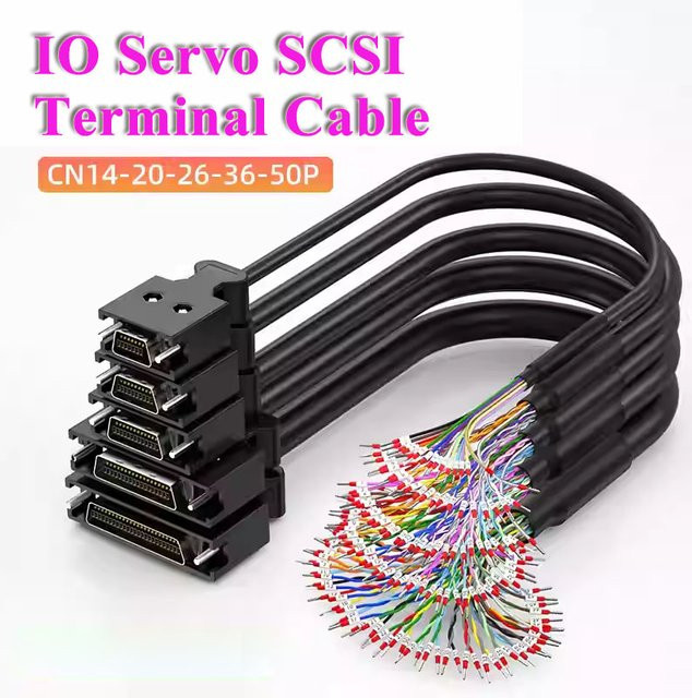 50-Pin SCSI IO Servo-Anschlusskabel für Panasonic, Mitsubishi, Yaskawa und Delta Steuerungskabel CN1 - Bild 1