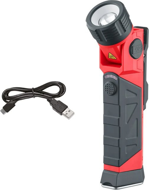 4K5 Tools LED-Handlampe RA 800 in Schwarz mit 800 Lumen und schwenkbarer Funktion - Bild 1