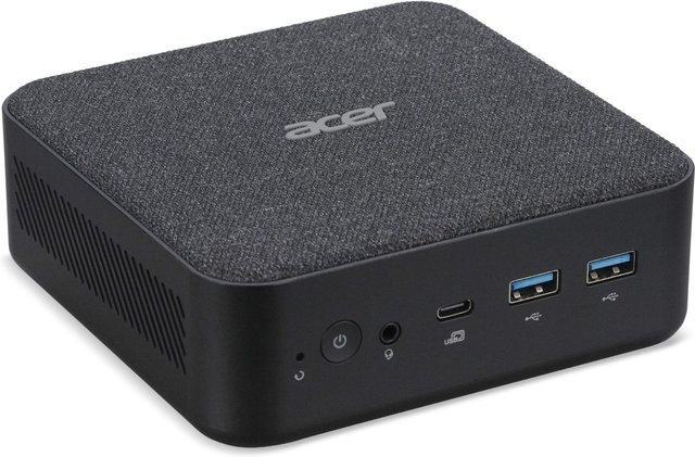 Acer Revo RB102 Mini PC in Schwarz mit 16 GB RAM, 512 GB SSD, AMD Radeon Graphics und Windows 11 sowie Wi-Fi 6E - Bild 1