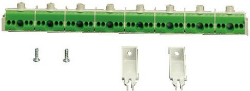 Hensel PE-Klemme 68000101 mit Schrauben und Steckanschluss, Mehrfarbig - Bild 1