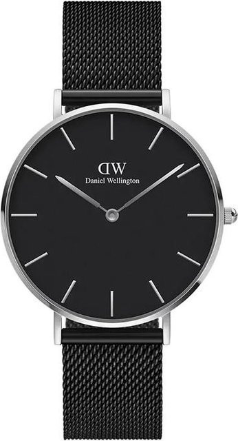 Daniel Wellington Armbanduhr, Quarz, Edelstahl, 36 mm, Grau, Damen - Bild 1