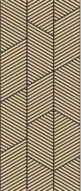 Grosfillex Wandpaneel Linio Graphic Ash in Holzoptik, Farbe: Grau, Braun, Beige, Breite: 37,5 cm, Länge: 260 cm - Bild 1