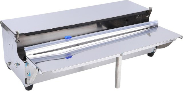 Aimo Manueller Stretchfolien-Spender aus Edelstahl in Silber - Bild 1