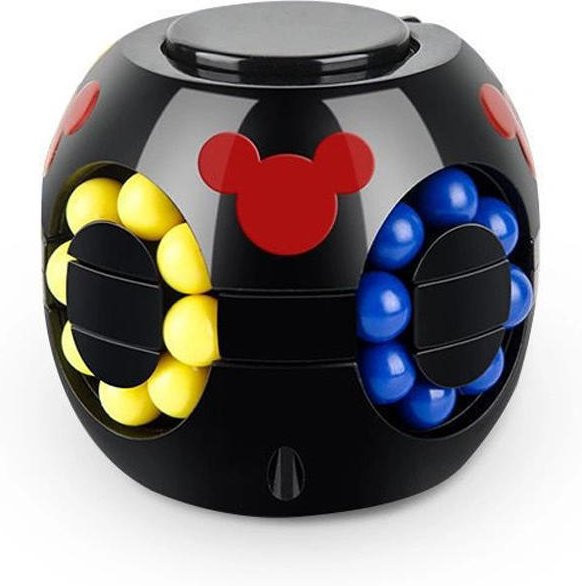 Mode Fidget Spinner Zauberwürfel, Puzzle, schwarz, 1-teiliges Set, ab 3 Jahre - Bild 1