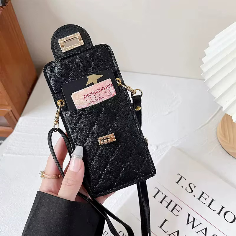 Luxuriöse Leder-Vintage Brieftaschen-Schutzhülle mit Umhängeband für Samsung Galaxy S26 Ultra S25 FE S24 Plus S23 S22 S21 in Weiß - Bild 1