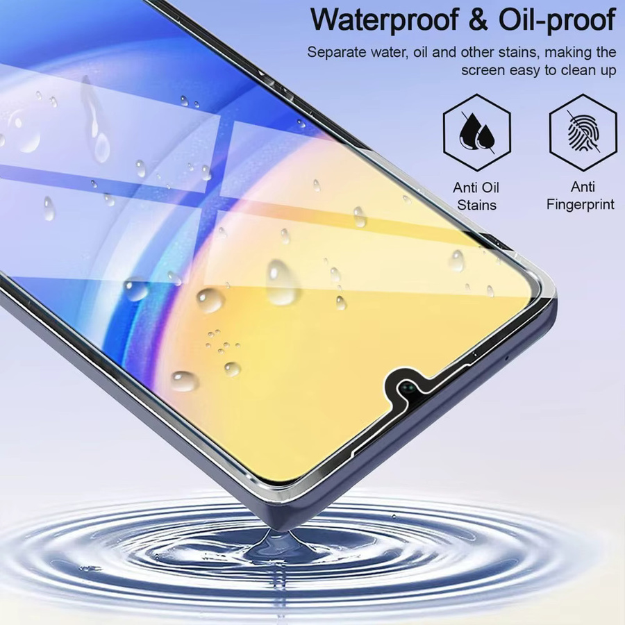 3er Pack Full Cover Displayschutzfolie aus gehärtetem Glas für Samsung Galaxy A56 A55 A35 A33 A26 A13 A15 A17 A23 A25 A53 in Transparent - Bild 4