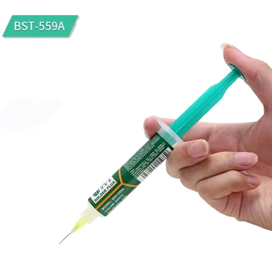 BES Lötpaste Bleifreies Lötflussmittel Weiß 10,3 ml - Bild 2