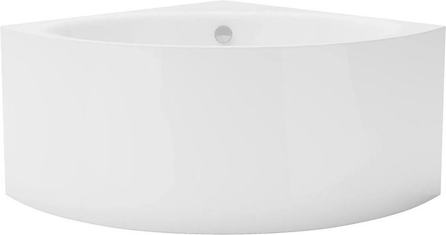 Vente-unique Eckbadewanne Cobitis aus Acryl, Weiß, B/T/H: 120 x 63 x 198 cm - Bild 1