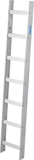 Krause Kaminkehrer-Leiter mit 7 Sprossen aus Aluminium in Alu Natur, B/T/H: 200 x 35 x 9 cm - Bild 1
