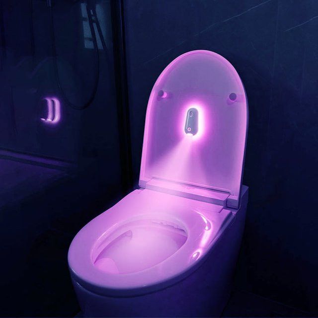 SHENZHITECH 2-in-1 Toilettensensorleuchte mit Bewegungserkennung und UV-Sterilisation - Bild 1
