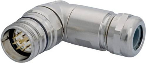 Weidmüller Sensor-/Aktor-Datensteckverbinder M12 Stecker gewinkelt in Silber - Bild 1