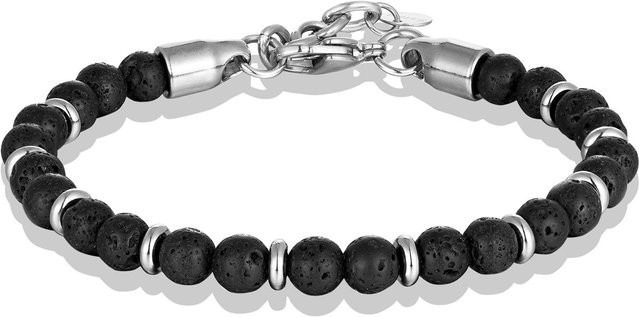 Rui Di Armband, Tigerauge Perlen, Edelstahl, Bunt, Unisex, 19cm - Bild 1