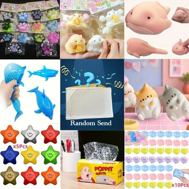 Discover Intime Überraschungs-Mystery-Box Squishy Süßes Tier, Quetschspielzeug - Bild 1