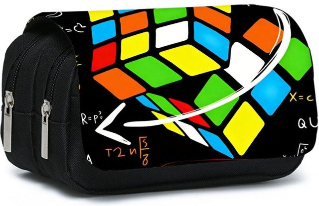 Fancy Style Studio Federmäppchen mit Periodensystem der Elemente, doppelseitig wendbares Stoff-Etui in Multicolour - Bild 1