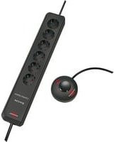 Brennenstuhl Eco-Line Comfort Switch Steckdosenleiste 6-fach in Anthrazit und Schwarz - Bild 1