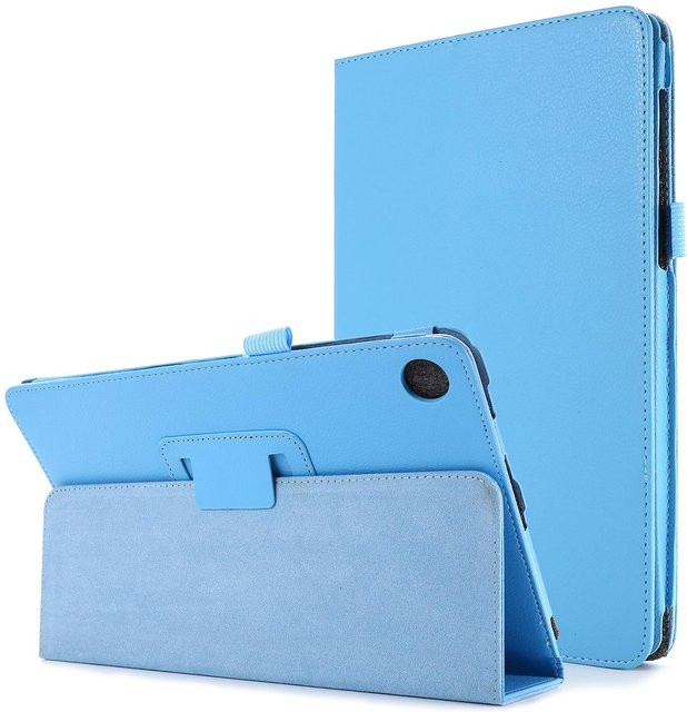Samsung Flip-Hülle aus PU-Leder für Galaxy Tab A 10.1 T510 T580 A9+ A11+ A8 10.5 in Himmelblau - Bild 1