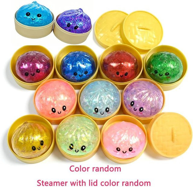 Linyi toy car Mini Flash Dumpling Druckball, langsam rückprallend, weich - Bild 1