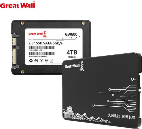 Great Wall Interne SATA3 SSD 2,5 Zoll Solid-State-Laufwerk in Schwarz