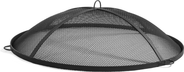 CookKing Funkenfang aus Stahl für Feuerschalen, Schwarz, Durchmesser: 79 cm, B/H/T: 79 x 15 x 79 cm - Bild 1