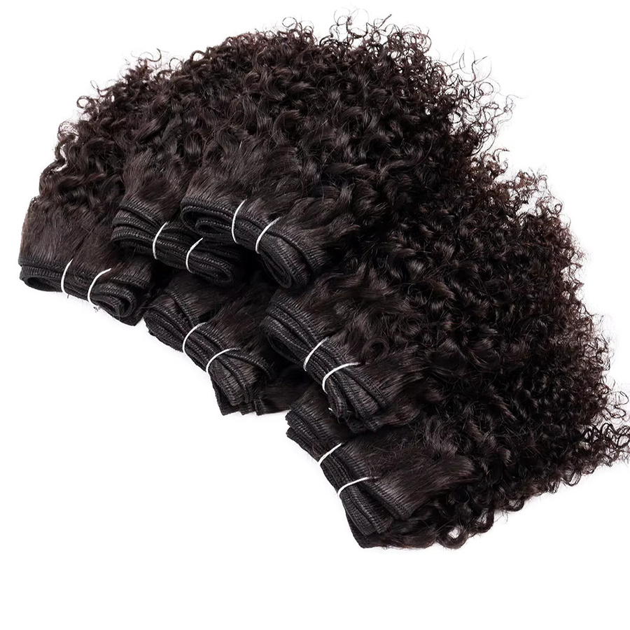 MISY Haar Extensions, Lockiges Brasilianisches Menschenhaar, 6 Teile - Bild 2