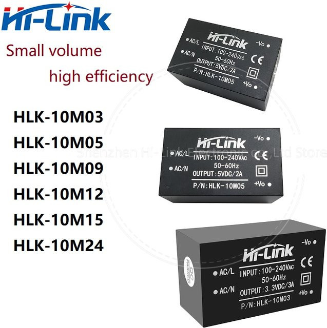Hi-Link HLK-10M05 AC-DC-Wandler Modul 10 W 5 V 2 A in Schwarz - Bild 1