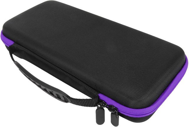 Stoßfeste EVA Tragetasche für ASUS ROG Ally 7 Zoll in Violett und Schwarz - Bild 1