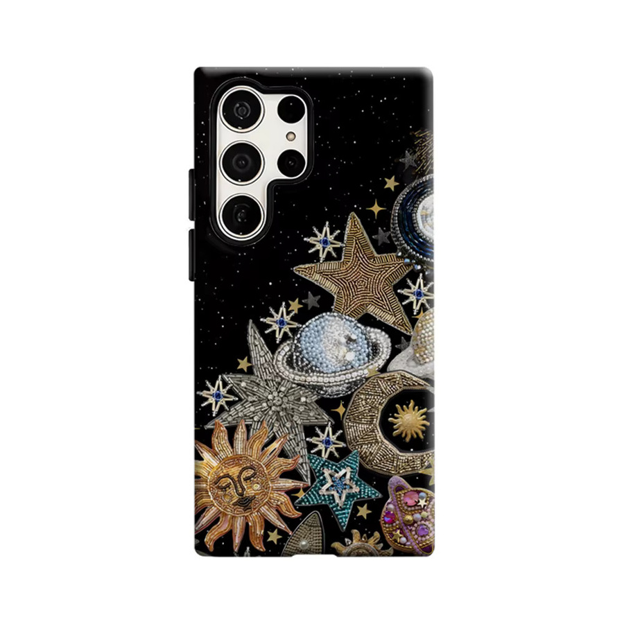 Stoßfeste Handyhülle mit Perlenstickerei für Samsung Galaxy S26 S25 S24 S23 Ultra Plus Android Smartphone mit robuster Doppelschicht-Rückabdeckung - Bild 6