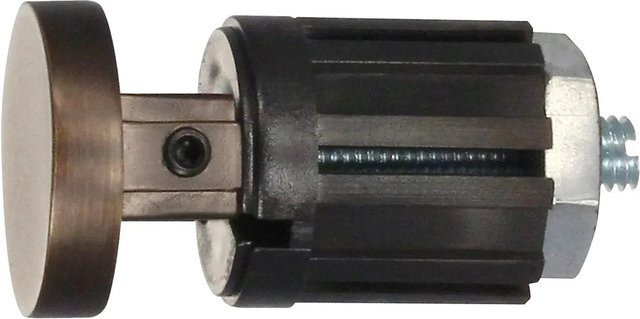Mydeco Gardinenstangen-Endstück aus Metall in Bronze Farbe für Ø 2,5 cm - Bild 1