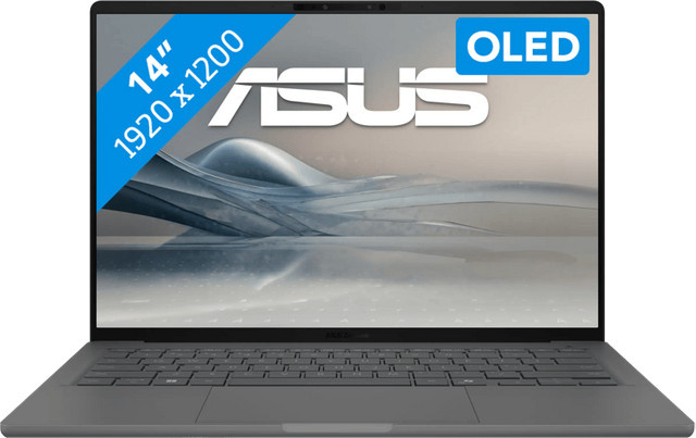 ASUS Zenbook A14 OLED Copilot+ PC UX3407QA-QD496W, 14 Zoll, Grau, Snapdragon X, 32GB RAM, 1TB SSD - Bild 1