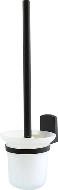 Spirella WC-Garnitur Taku in Schwarz Matt, H x B x T: 37 x 11,5 x 11,5 cm - Bild 1