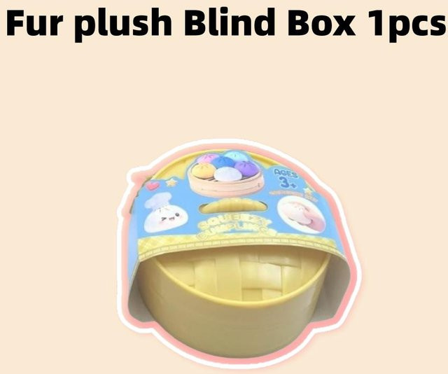 Binchi Outdoor Equipment Bunter Weicher Quetschbrötchen Blind Box, Plüsch, ab 14 Jahren - Bild 1