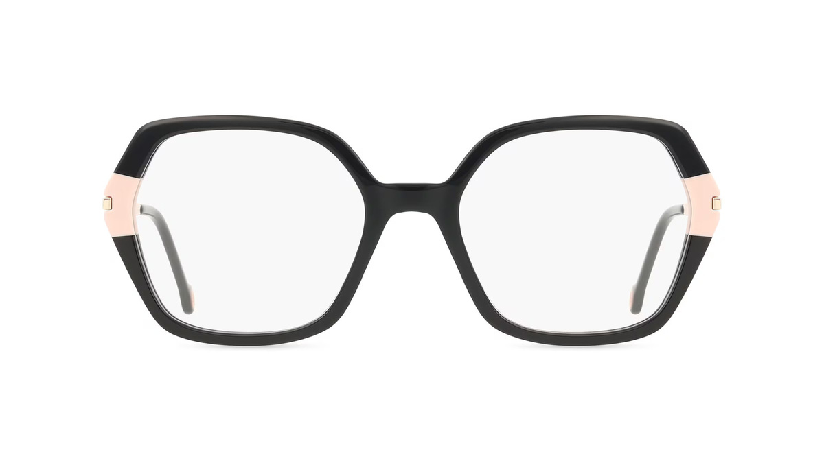 Carolina Herrera HER 0310 Korrektionsbrille, Vollrand, Quadratisch, Acetat, Schwarz, Damen - Bild 1