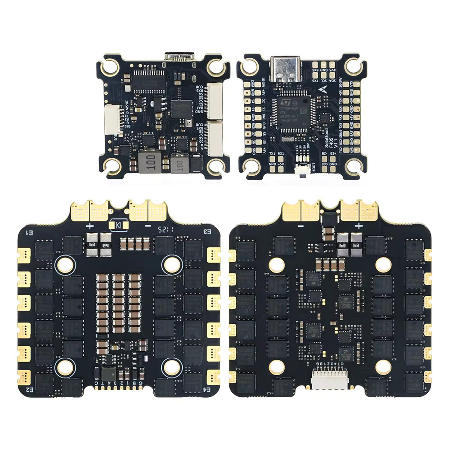 SoloGood F722 F405 Stack Flugcontroller mit 80A BLS 4-in-1 ESC in Schwarz - Bild 2