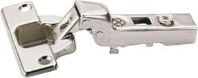 Blum Topfscharnier K 9,5 Intermat zum Eindrücken, Nickelplattiert, Silber, Half-Overlay, Clip-on, Soft-Close - Bild 1