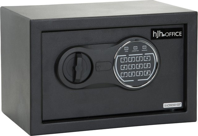 hjh OFFICE Tresor SAFE COMPACT III aus Stahl in Schwarz - Bild 1