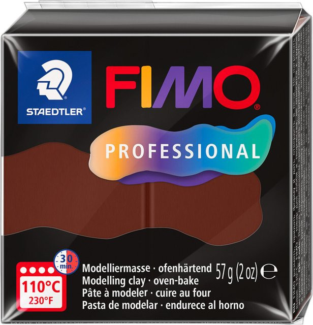 Staedtler FIMO Professional Modelliermasse Schokolade Braun - Bild 1