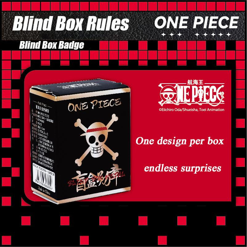 Yiran toy 1 ONE PIECE Strohhut-Piraten Totenkopf Goldmedaille Blind Box Gold - Bild 2
