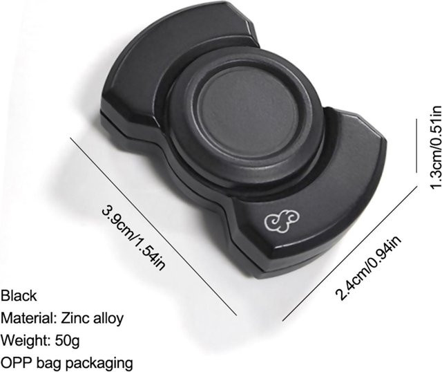 Binchi Outdoor Product 3-in-1 Fidget Spinner, Zinklegierung, EDC Fingerspitzen Kreisel - Bild 1