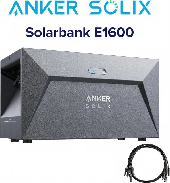 Anker SOLIX Solarbank E1600 mit integriertem 0W-Schalter und Heizung, Grau, 1600 Wh - Bild 1