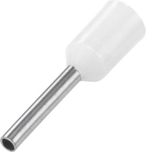 Vogt Verbindungstechnik Aderendhülse 0.75mm² Teilisoliert Weiß 100 Stück - Bild 1