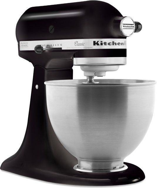KitchenAid Classic Küchenmaschine 5K45SSEOB in Onyx Schwarz - Bild 1