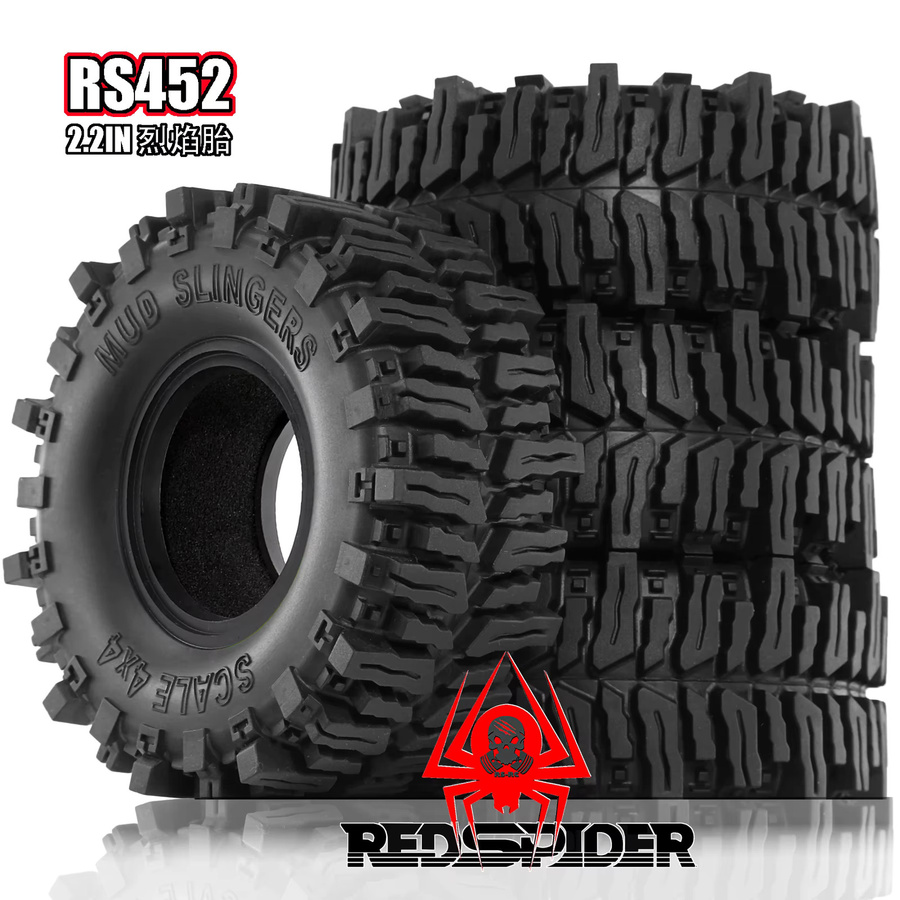 Traxxas RC Crawler Reifen, 1/10, Weiche Gummi Reifen, 2,2 Zoll - Bild 6