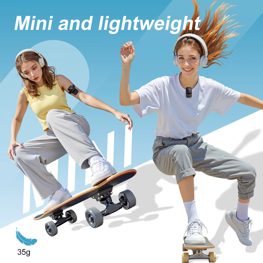 ZAQE Bluetooth 5.3 Clip MP3-Player mit 64GB, Tragbarer Musikplayer mit Radio, Rekorder und Schrittzähler für Sport und Laufen, Schwarz - Bild 2