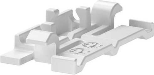 OBO Bettermann Montagezubehör 6176122 Weiß B: 48,8 mm x L: 24,8 mm, 10 Stück - Bild 1