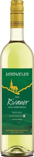 Nordweiler Herrenberg Rivaner Weißwein, Baden, trocken, 2025, 0,75 l - Bild 1