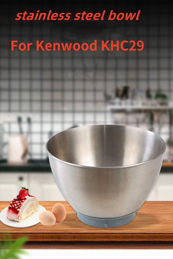 Kenwood Prospero Rührschüssel aus Edelstahl für KHC29 in Silber und Weiß - Bild 5