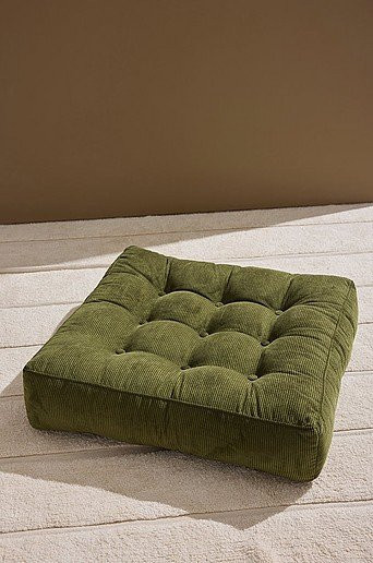 Luca Bodenkissen Manchester Corduroy in Pastill, B/T/H: 64 x 64 x 15 cm - Bild 1