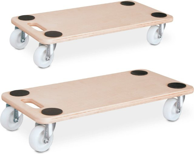 BRB Möbelroller 2 Stück beige aus Kunststoff B/T/H: 60,0 x 30,0 x 12,0 cm - Bild 1