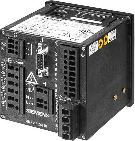 Siemens Digitales Einbaumessgerät in Schwarz 7KG8550-0AA10-2AA0 - Bild 1